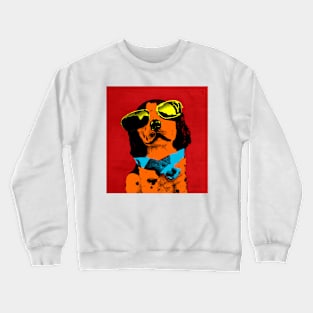 STAR DOG ORANGE Crewneck Sweatshirt